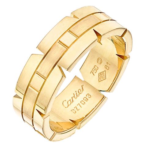 cartier ring men's|vintage cartier men's ring.